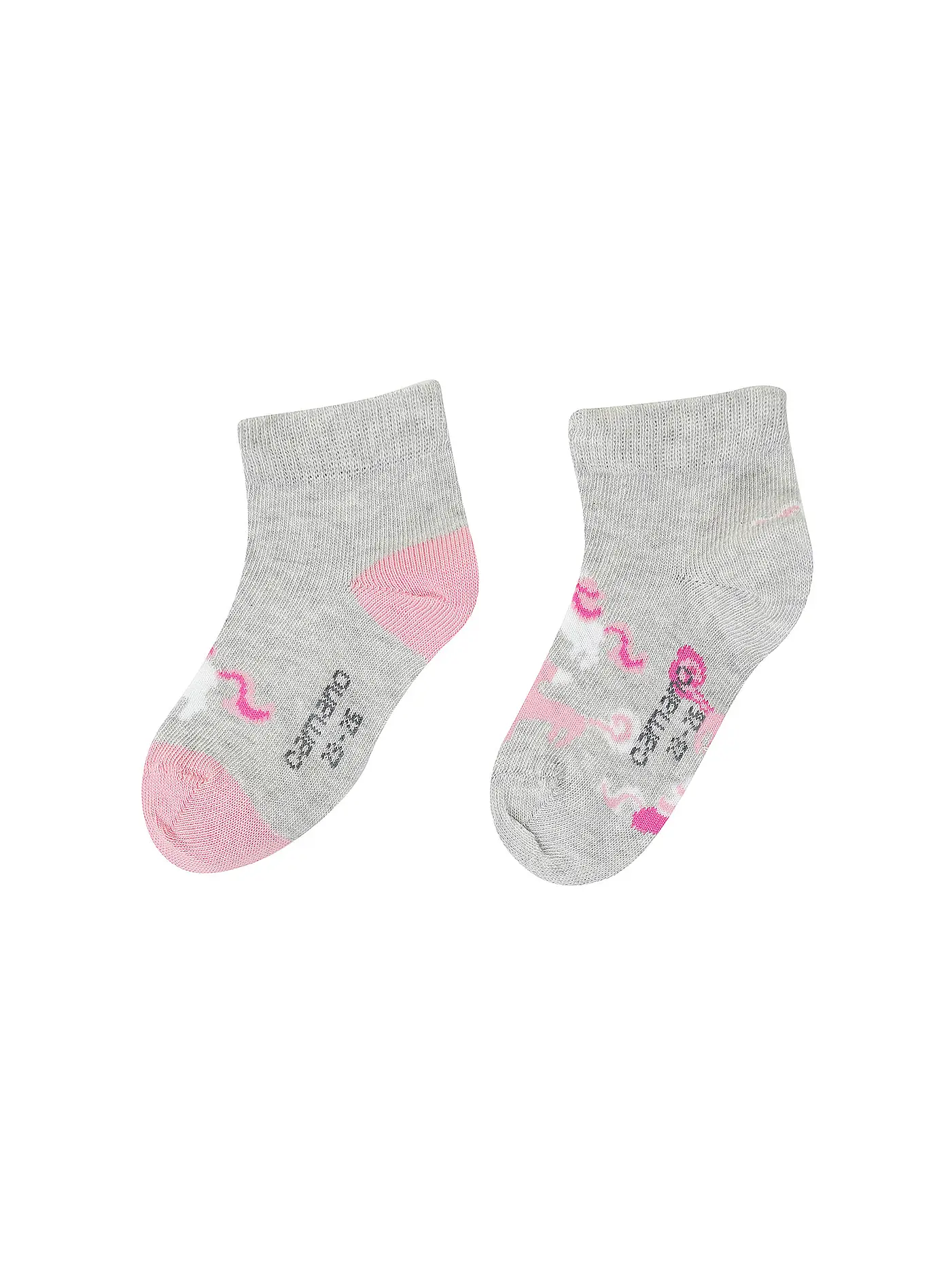 CAMANO | Mädchen Socken 2er Pkg fog melange | 
